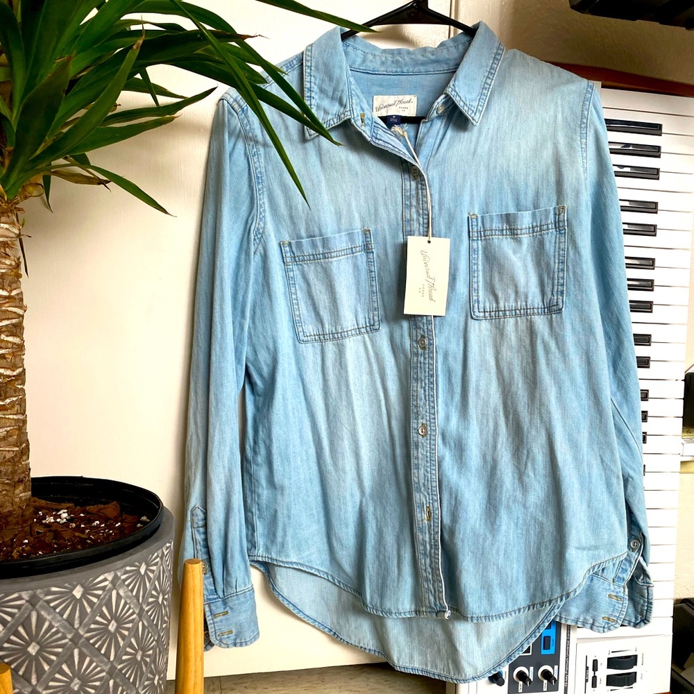 Denim button up shirt / jacket